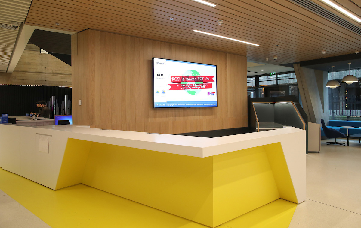 RCSI Reception Digital Signage Image 2