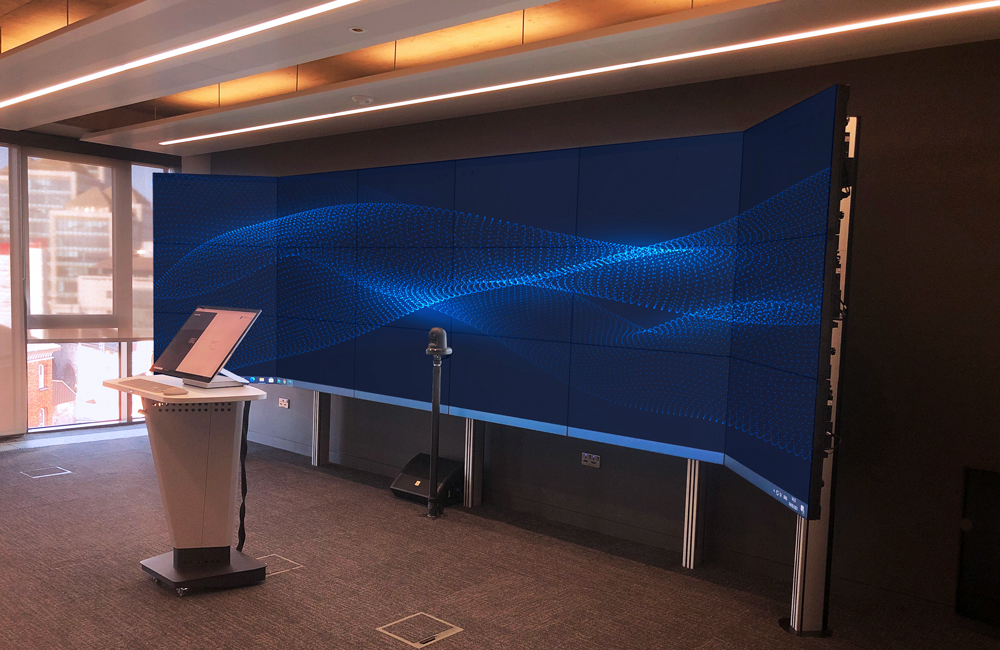 ISSAV TBS Matrix Room Video Wall